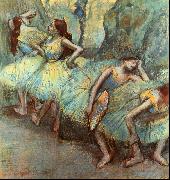 Edgar Degas Ballet Dancers in the Wings oil painting picture wholesale